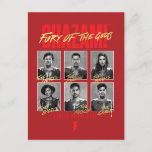 SHAZAM! Fury of the Gods   SHAZAMily Yearbook Postcard