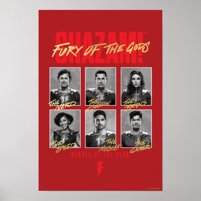 SHAZAM! Fury of the Gods | SHAZAMily Yearbook Poster (Front)