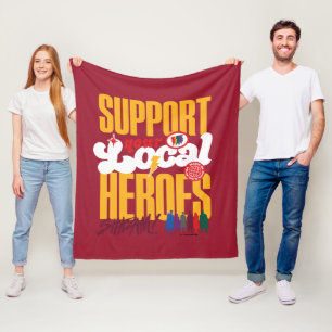 SHAZAM! Fury of the Gods   Support Local Heroes Fleece Blanket