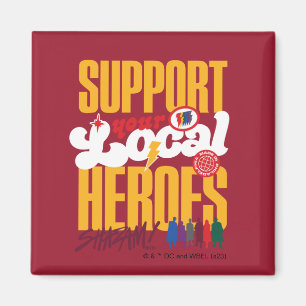 SHAZAM! Fury of the Gods Support Local Heroes Magnet