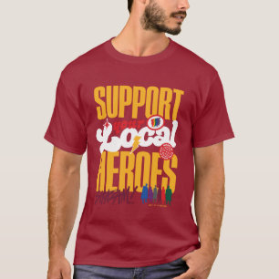 SHAZAM! Fury of the Gods   Support Local Heroes T-Shirt