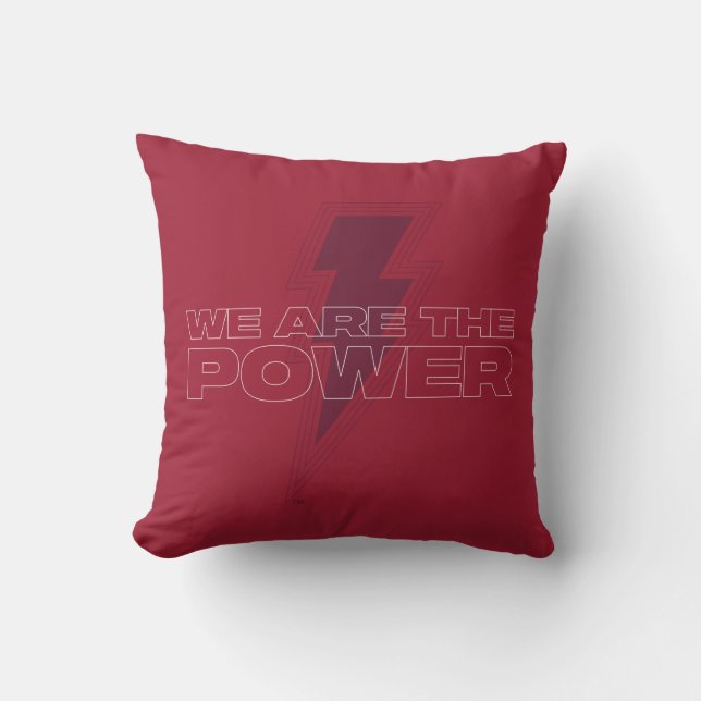 SHAZAM! Fury of the Gods | We Are The Power Cushion (Front)