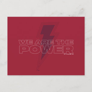SHAZAM! Fury of the Gods   We Are The Power Postcard