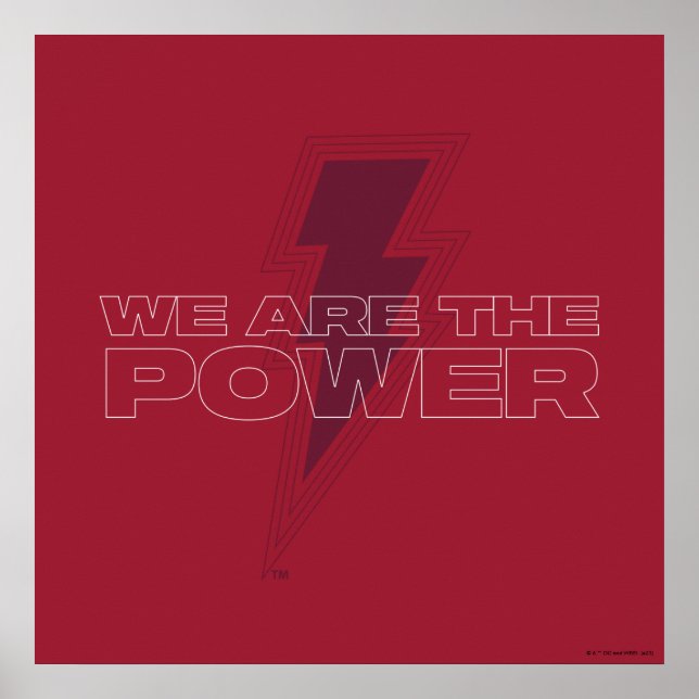 SHAZAM! Fury of the Gods | We Are The Power Poster (Front)