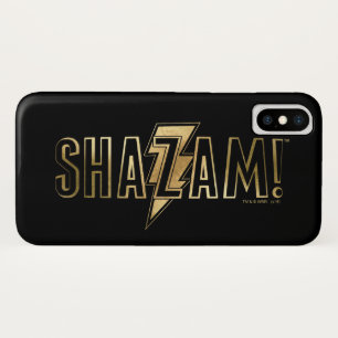 SHAZAM!   Gold Logo iPhone X Case