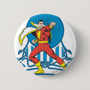 SHAZAM in Fight Stance 6 Cm Round Badge
