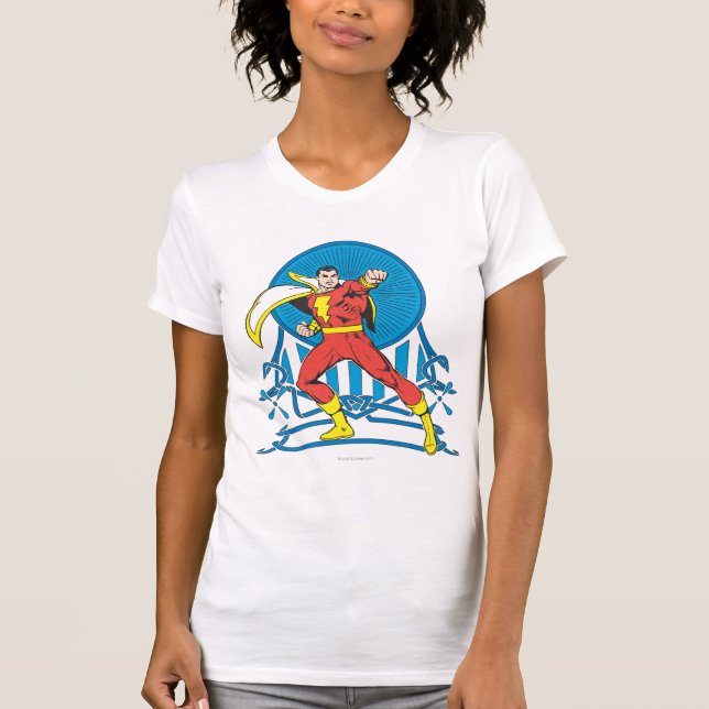 SHAZAM in Fight Stance T-Shirt (Front)