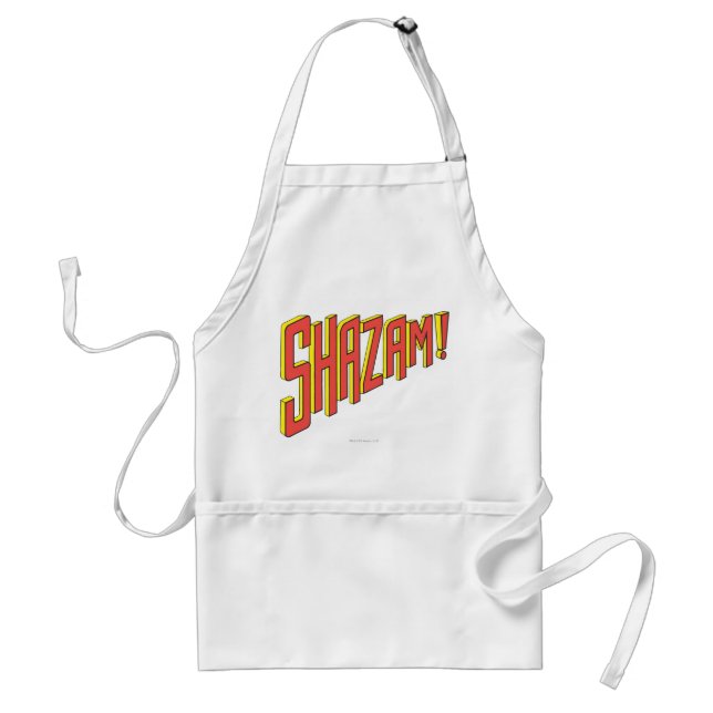 Shazam Logo Red/Yellow Standard Apron (Front)