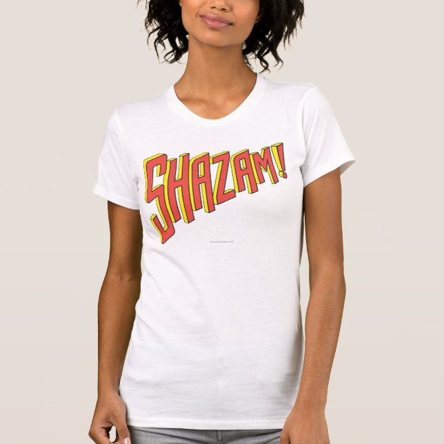 Shazam Logo Red/Yellow T-Shirt (Front)