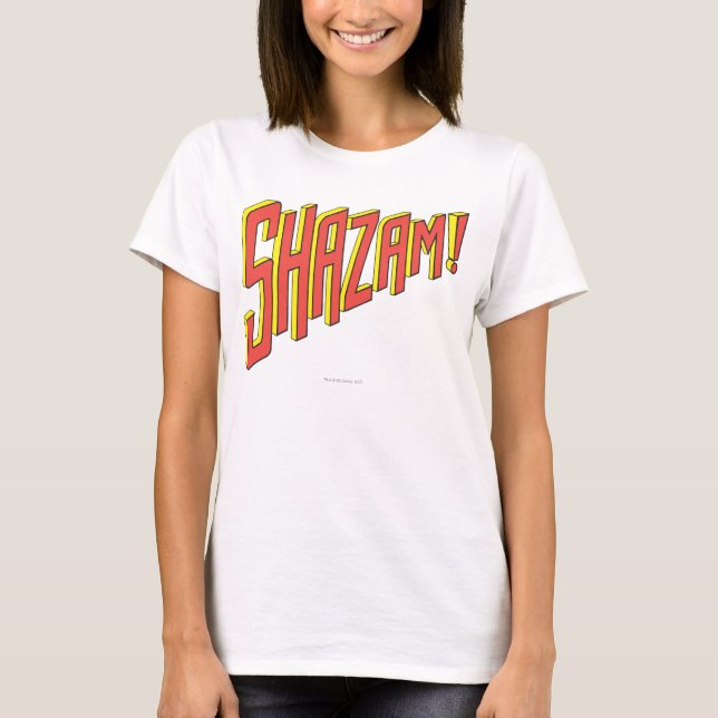 Shazam Logo Red/Yellow T-Shirt (Front)