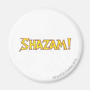 Shazam Logo Yellow/Red Magnet
