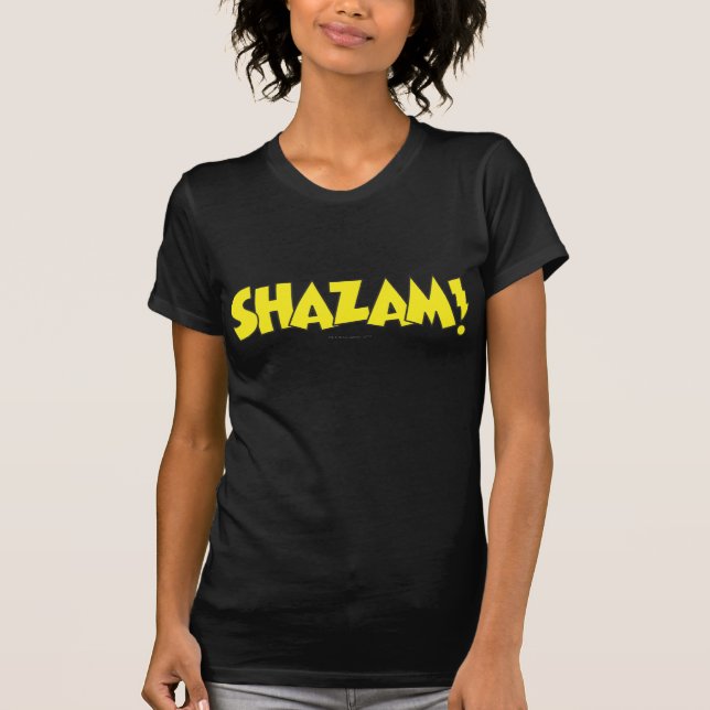 Shazam Logo Yellow T-Shirt (Front)