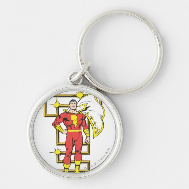SHAZAM Poses Key Ring (Front)