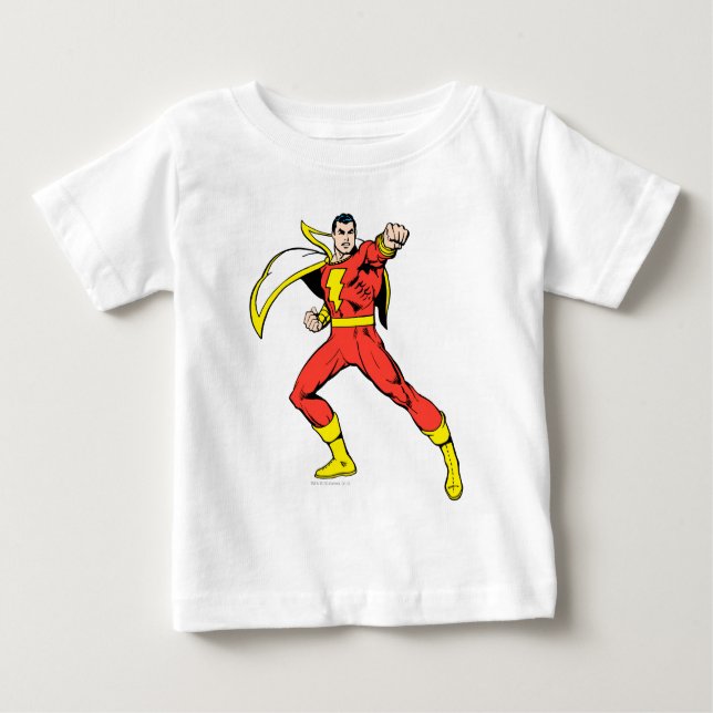 Shazam Ready to Fight Baby T-Shirt (Front)
