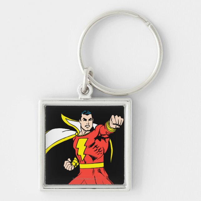 Shazam Ready to Fight Key Ring (Front)