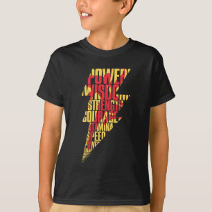 SHAZAM!   Shazam Abilities Lightning Graphic T-Shirt