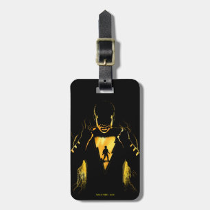 SHAZAM! Shazam and Billy Lightning Silhouette Luggage Tag