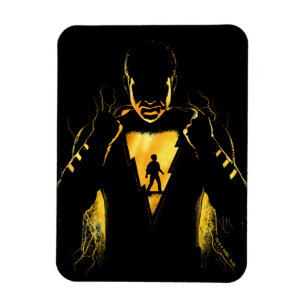 SHAZAM! Shazam and Billy Lightning Silhouette Magnet