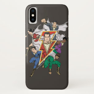 SHAZAM!   Shazam Family Graphic iPhone X Case