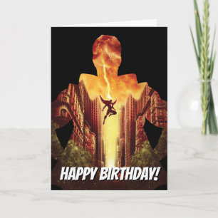 SHAZAM!   Shazam Sunset Silhouette Card