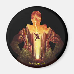 SHAZAM! Shazam Sunset Silhouette Magnet