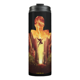 SHAZAM! Shazam Sunset Silhouette Thermal Tumbler