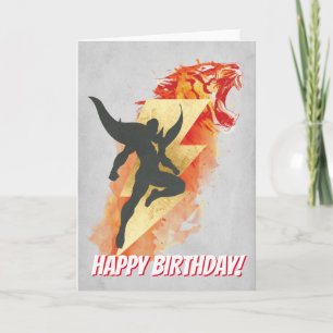 SHAZAM!   Shazam Tiger & Lightning Graphic Card