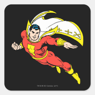 Shazam Soaring Square Sticker