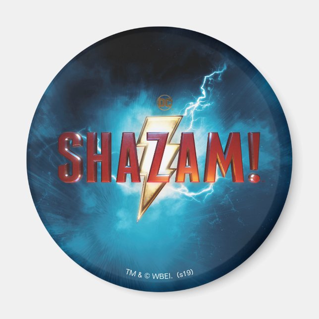 SHAZAM! | Theatrical Logo Magnet (Front)