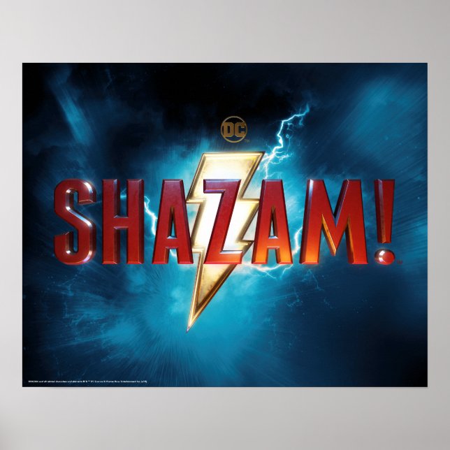 SHAZAM! | Theatrical Logo Poster (Front)