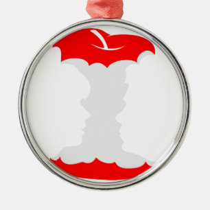 she and him metal ornament