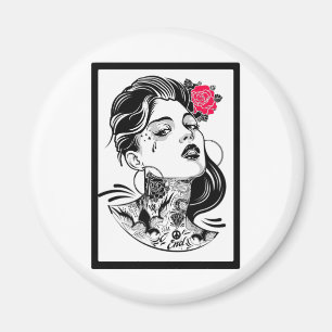 SHE AWAITS DREAMS MAGNET