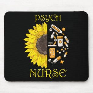 She Became A Psych Nurse Psychiatric Nursing Menta Mouse Pad
