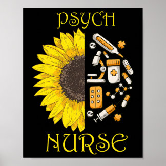She Became A Psych Nurse Psychiatric Nursing Menta Poster