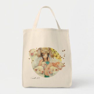 She Bee Ramming Grocery Tote Bag