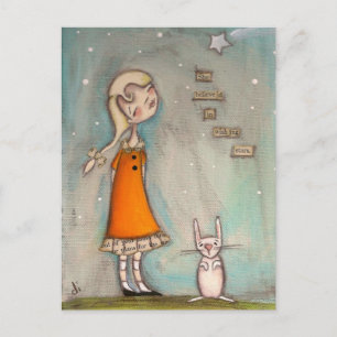 She Believed in Wishing Stars - Post Card