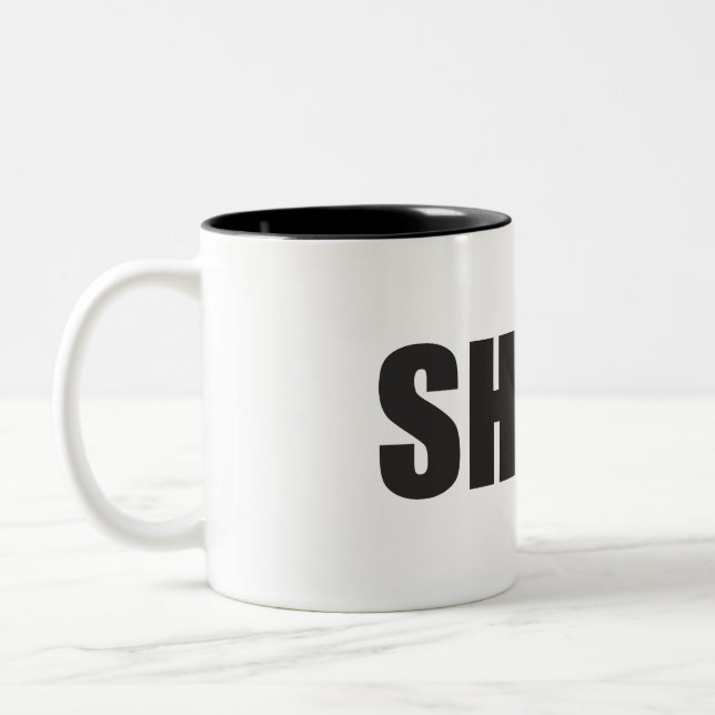 She Believed She Could, She Did! Two-Tone Coffee Mug (Left)