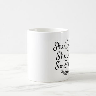 She believed she could so she did,graduation gift coffee mug