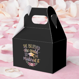 She Believed She Could So She Mastered It Graduate Favour Box