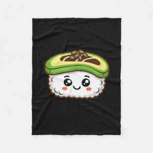 She Believed She Could Sushi Did, Funny Food Pun C Fleece Blanket