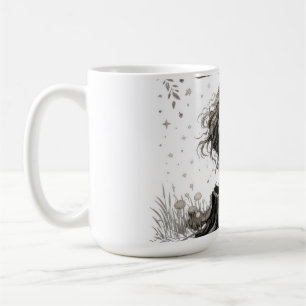 She Blooms with the Shadows Coffee Mug