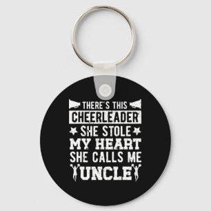 She Calls Me Uncle Cheer Uncle Of A Cheerleader Un Key Ring