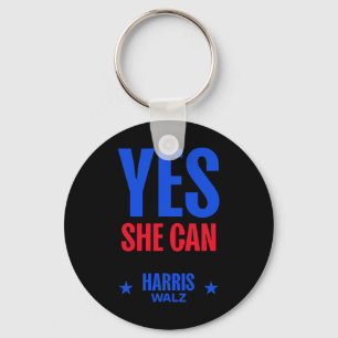 She Can 2024 Election President Kamala Harris 1 Key Ring