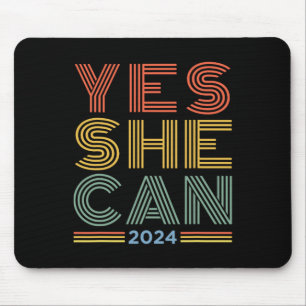 She Can 2024 Kamala Harris For President Election Mouse Pad