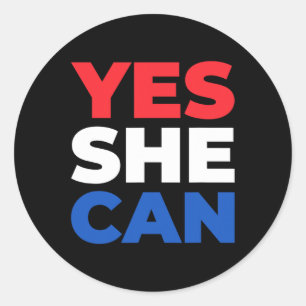 She Can Harris 2024 Wheimer 2024 Vote Harris Waltz Classic Round Sticker