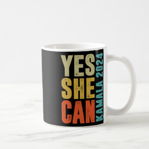 She Can Kamala 2024 Retro Colours Coffee Mug