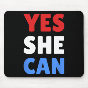 She Can Kamala Harris 2024 Wheimer 2024 Vote Harri Mouse Pad