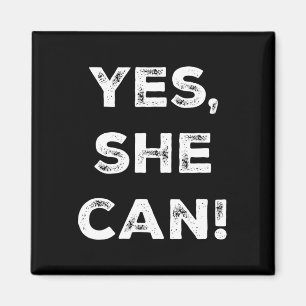 She Can Kamala Harris Dnc Slogan President 2024 Magnet
