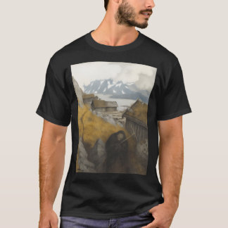 She Covers The Whole Country By Theodor Kittelsen T-Shirt