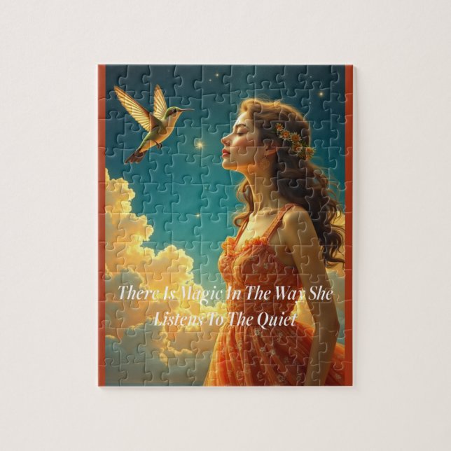 She Fell in Love with the Afternoon Jigsaw Puzzle (Vertical)